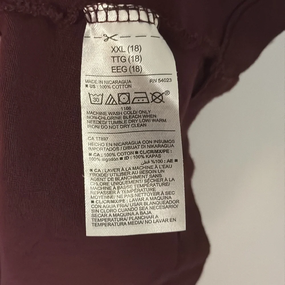 Old Navy MTV Kid’s Maroon Graphic T-Shirt Size XXL (18)